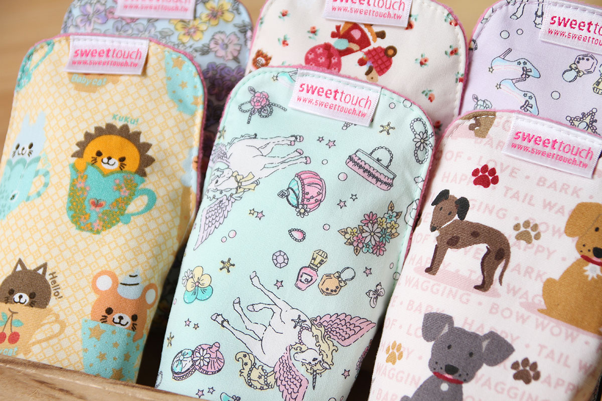 甜蜜接觸SweetTouch-甜蜜綿24cm標準布衛生棉8件組