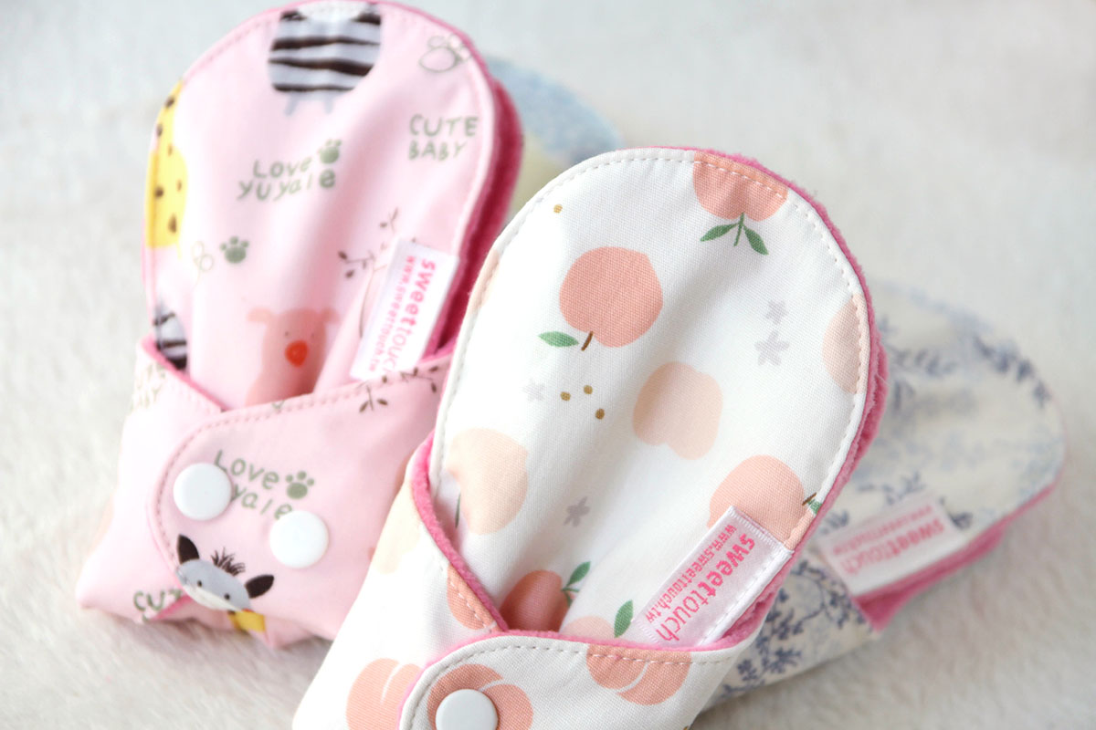 甜蜜接觸SweetTouch-甜蜜綿日用布衛生棉(28cm標準)5件組