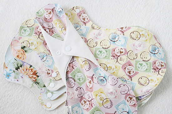 有機棉夜用布衛生棉36cm加大尾翼