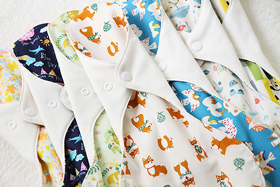 有機棉夜用布衛生棉36cm加大尾翼