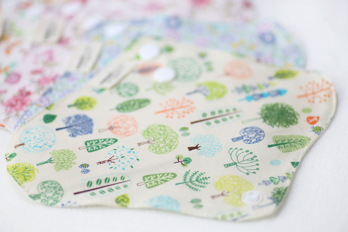 甜蜜接觸SweetTouch-有機棉加厚防水款布護墊8件組