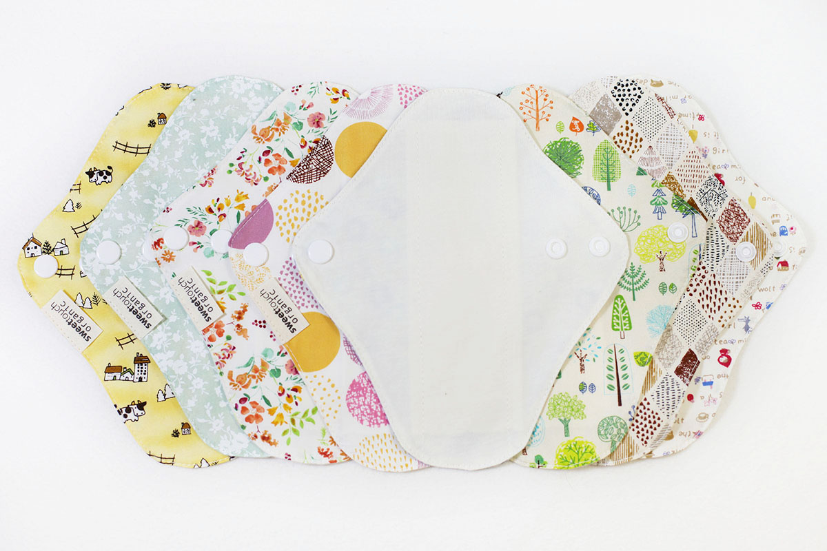 有機棉輕薄布護墊8件組