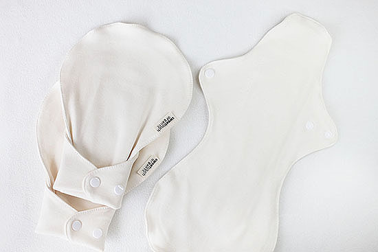 有機棉-無防水層-36cm夜用布衛生棉3件組