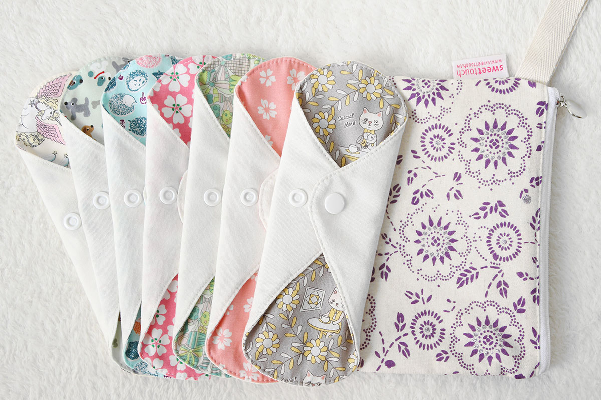 甜蜜接觸SweetTouch-有機棉布護墊超值組合Ｅ