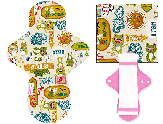 甜蜜接觸SweetTouch-分離型日用布衛生棉28cm外襯+三層口袋吸水墊套組+送標準額外吸水墊1片