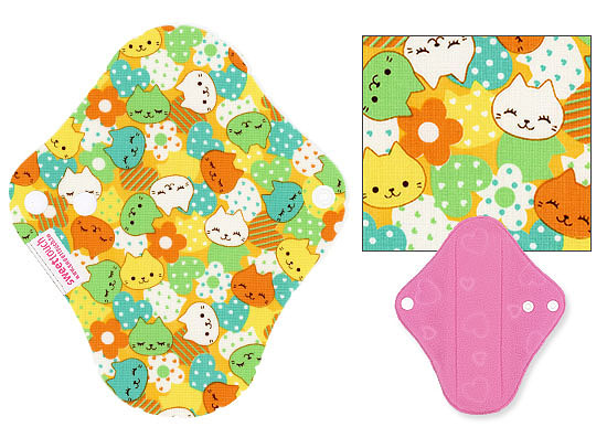 甜蜜接觸SweetTouch-甜蜜綿布衛生棉19cm量少