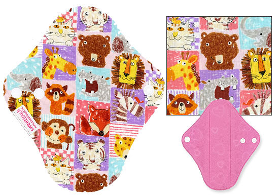 甜蜜接觸SweetTouch-甜蜜綿布衛生棉19cm量少