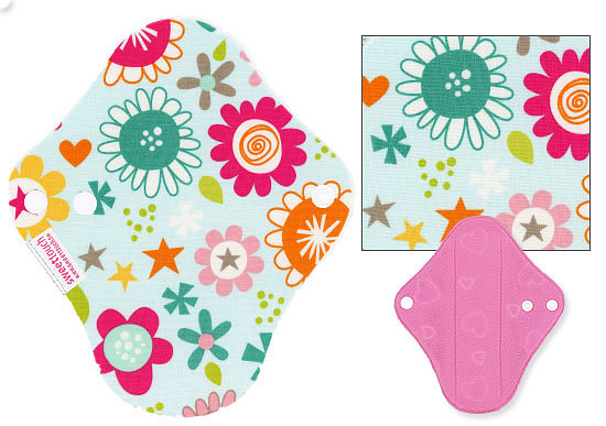 甜蜜接觸SweetTouch-甜蜜綿布衛生棉19cm量少