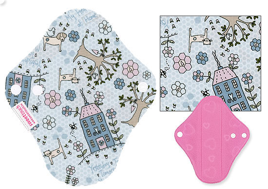 甜蜜接觸SweetTouch-甜蜜綿布衛生棉19cm量少