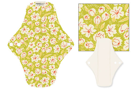 甜蜜接觸SweetTouch-有機棉布衛生棉24cm日用標準