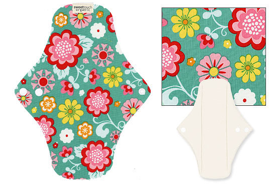 甜蜜接觸SweetTouch-有機棉布衛生棉24cm日用標準