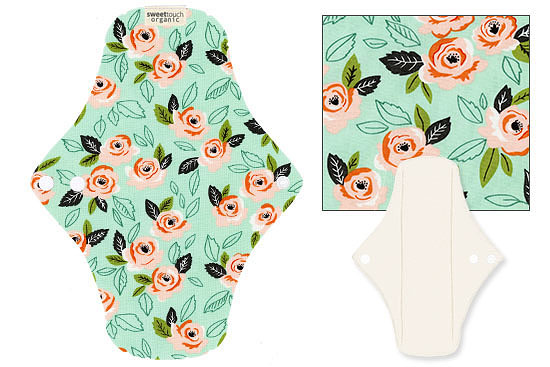 甜蜜接觸SweetTouch-有機棉布衛生棉24cm日用標準