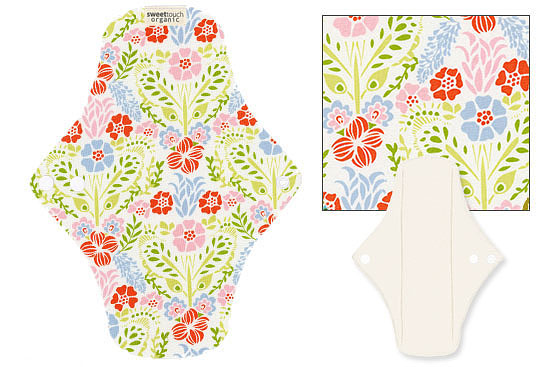 甜蜜接觸SweetTouch-有機棉布衛生棉24cm日用標準