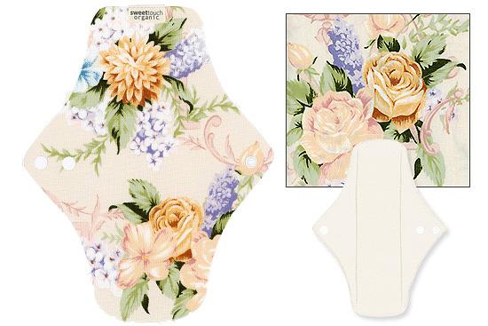 甜蜜接觸SweetTouch-有機棉布衛生棉24cm日用標準