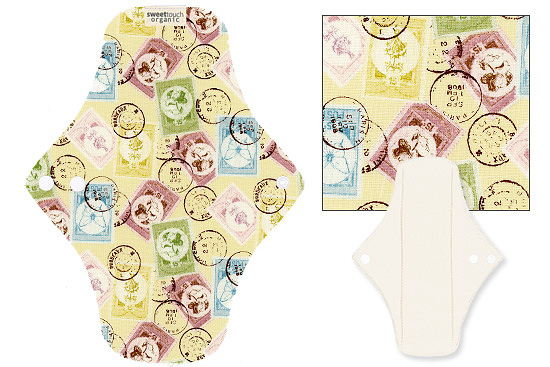 甜蜜接觸SweetTouch-有機棉布衛生棉24cm日用標準