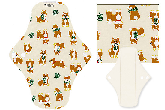 甜蜜接觸SweetTouch-有機棉布衛生棉24cm日用標準