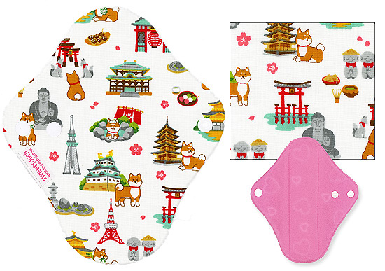 甜蜜接觸SweetTouch-甜蜜綿布衛生棉19cm量少