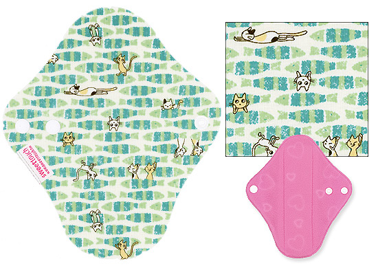 甜蜜接觸SweetTouch-甜蜜綿布衛生棉19cm量少