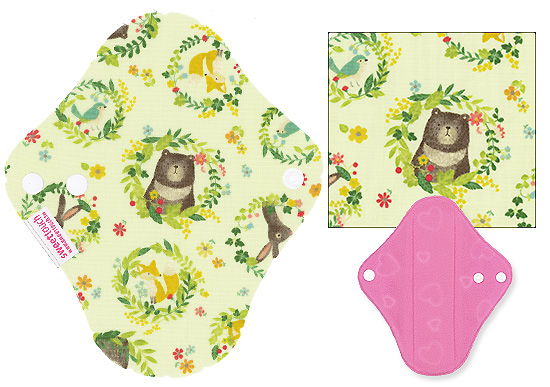 甜蜜接觸SweetTouch-甜蜜綿布衛生棉19cm量少