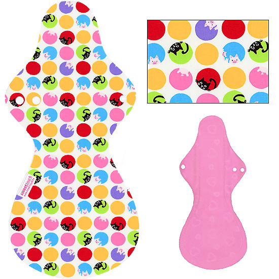 甜蜜接觸SweetTouch-甜蜜綿布衛生棉42cm夜用加大尾翼