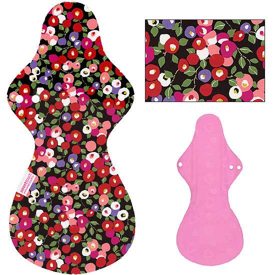 甜蜜接觸SweetTouch-甜蜜綿布衛生棉42cm夜用加大尾翼