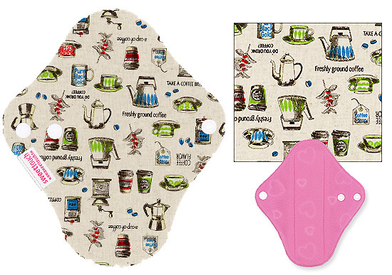 甜蜜接觸SweetTouch-甜蜜綿布衛生棉19cm量少