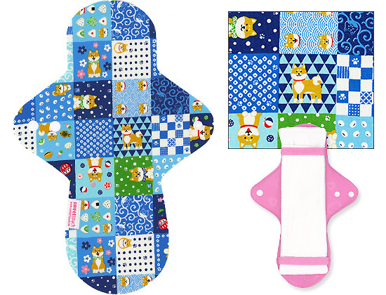 甜蜜接觸SweetTouch-分離型日用布衛生棉28cm外襯+三層口袋吸水墊套組+送標準額外吸水墊1片