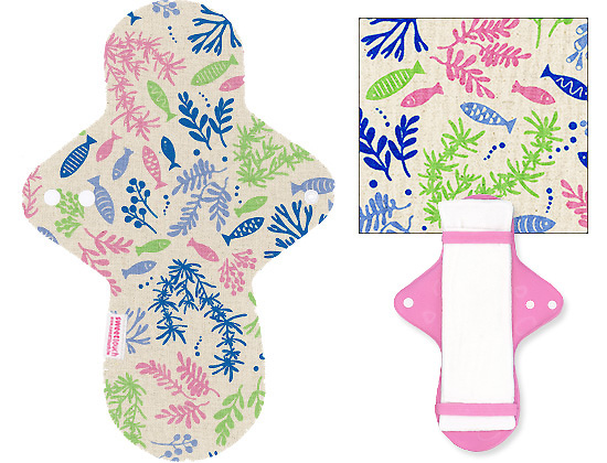 甜蜜接觸SweetTouch-分離型日用布衛生棉28cm外襯+三層口袋吸水墊套組+送標準額外吸水墊1片