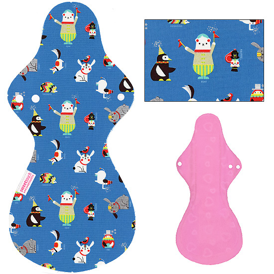 甜蜜接觸SweetTouch-甜蜜綿布衛生棉42cm夜用加大尾翼