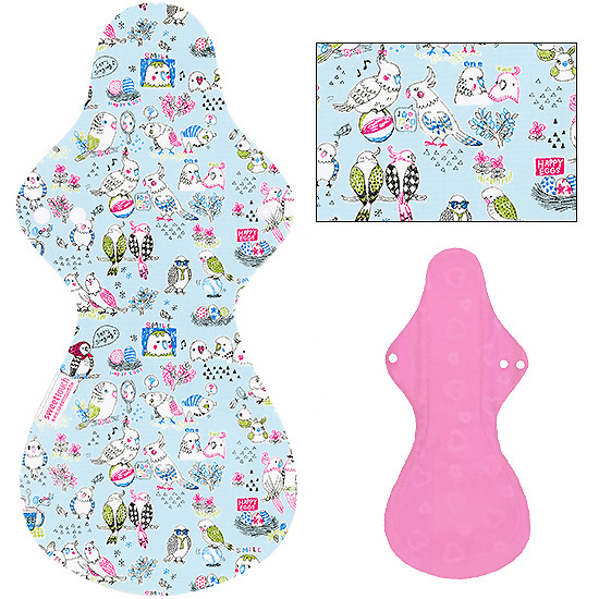 甜蜜接觸SweetTouch-甜蜜綿布衛生棉42cm夜用加大尾翼