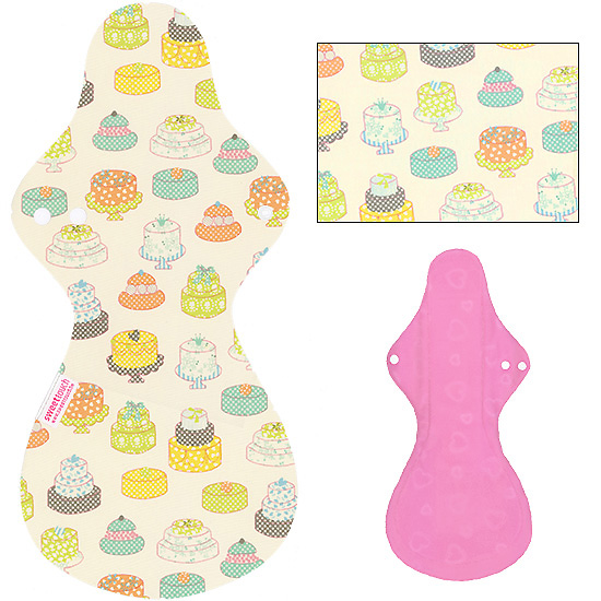 甜蜜接觸SweetTouch-甜蜜綿布衛生棉42cm夜用加大尾翼