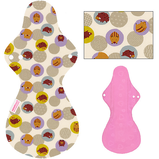 甜蜜接觸SweetTouch-甜蜜綿布衛生棉42cm夜用加大尾翼