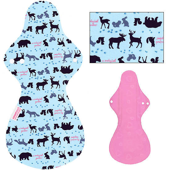 甜蜜接觸SweetTouch-甜蜜綿布衛生棉42cm夜用加大尾翼