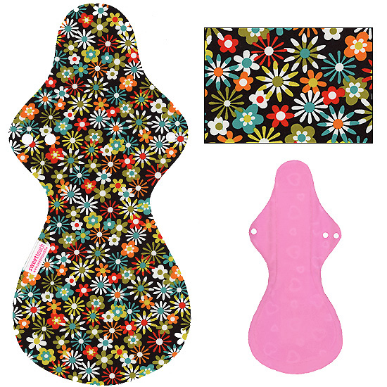 甜蜜接觸SweetTouch-甜蜜綿布衛生棉42cm夜用加大尾翼