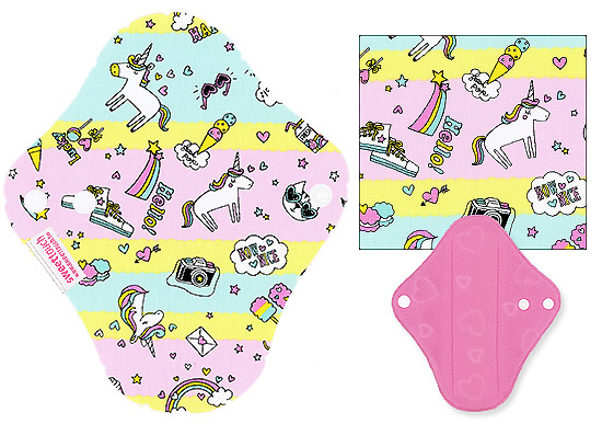 甜蜜接觸SweetTouch-甜蜜綿布衛生棉19cm量少