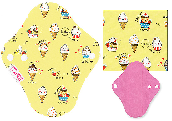 甜蜜接觸SweetTouch-甜蜜綿布衛生棉19cm量少