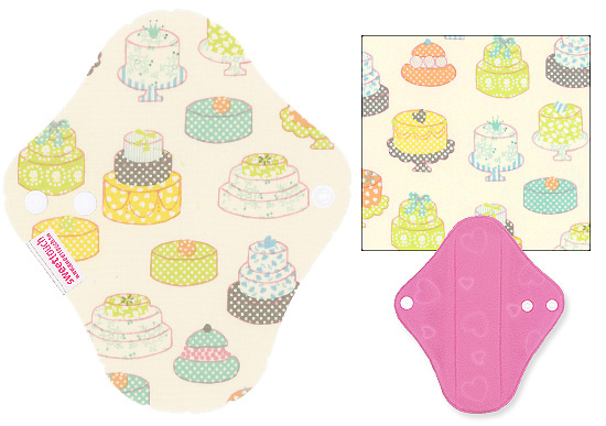 甜蜜接觸SweetTouch-甜蜜綿布衛生棉19cm量少