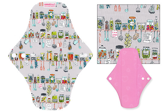 甜蜜接觸SweetTouch-甜蜜綿布衛生棉24cm日用標準