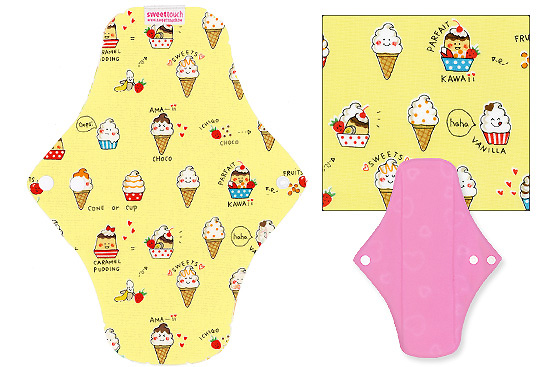 甜蜜接觸SweetTouch-甜蜜綿布衛生棉24cm日用標準