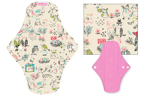 甜蜜接觸SweetTouch-甜蜜綿布衛生棉24cm日用標準