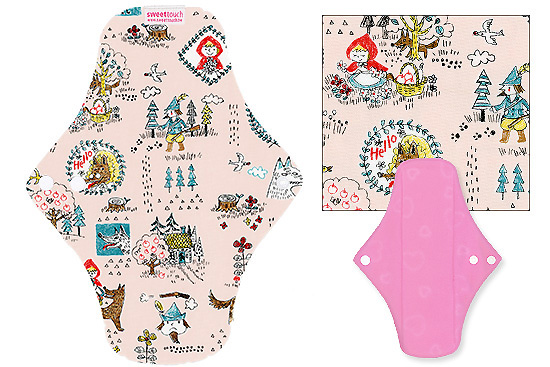 甜蜜接觸SweetTouch-甜蜜綿布衛生棉24cm日用標準