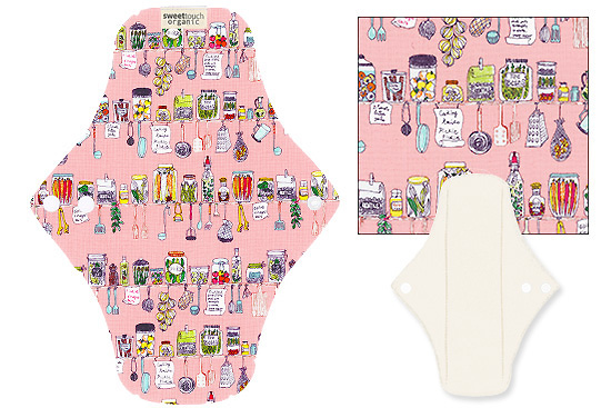 甜蜜接觸SweetTouch-有機棉布衛生棉24cm日用標準