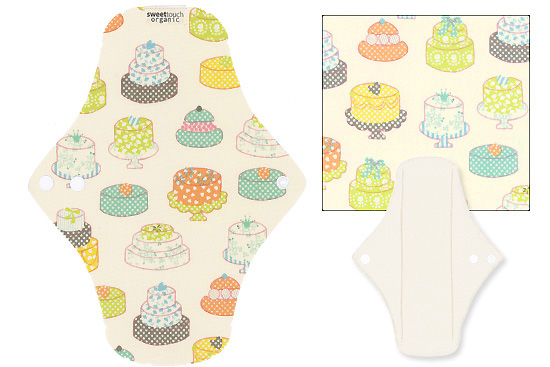 甜蜜接觸SweetTouch-有機棉布衛生棉24cm日用標準