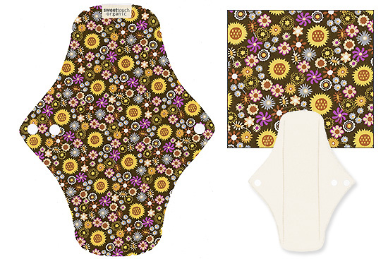 甜蜜接觸SweetTouch-有機棉布衛生棉24cm日用標準