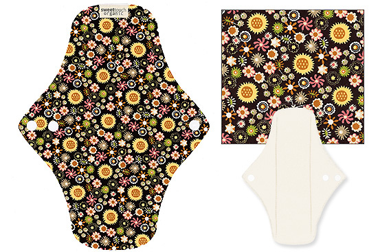 甜蜜接觸SweetTouch-有機棉布衛生棉24cm日用標準