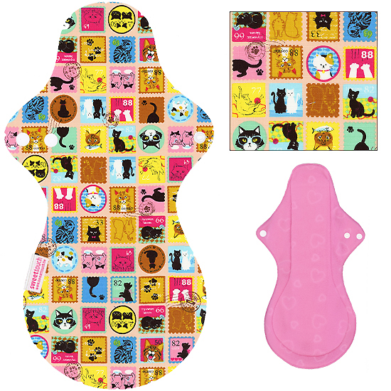 甜蜜接觸SweetTouch-甜蜜綿夜用布衛生棉36cm加大尾翼