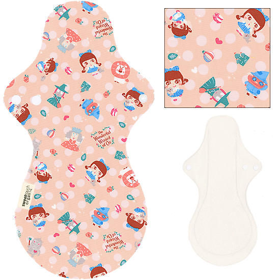 甜蜜接觸SweetTouch-有機棉夜用布衛生棉36cm加大尾翼