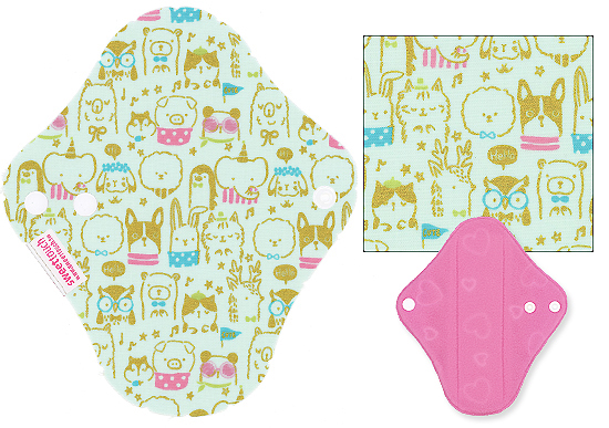 甜蜜接觸SweetTouch-甜蜜綿布衛生棉19cm量少