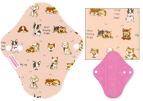 甜蜜接觸SweetTouch-甜蜜綿布衛生棉19cm量少