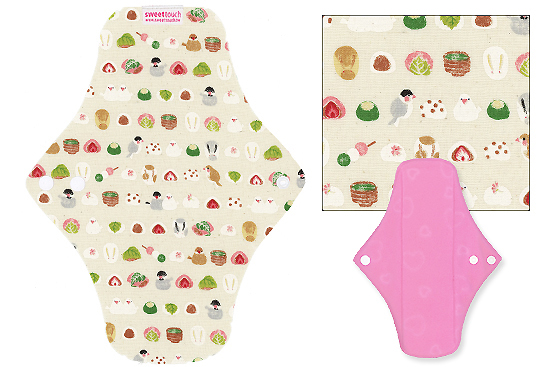 甜蜜接觸SweetTouch-甜蜜綿布衛生棉24cm日用標準